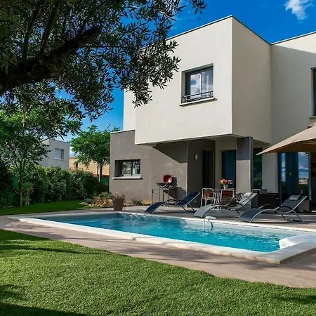 Willa Des Arts, 100 Meters From The Sea, Swimming Pool, Wifi, Air Conditioning And 6 Bikes Sète